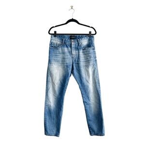 Scotch & Soda Men's Ralston Amsterdam Blauw Luxury Designer Denim Jeans 31